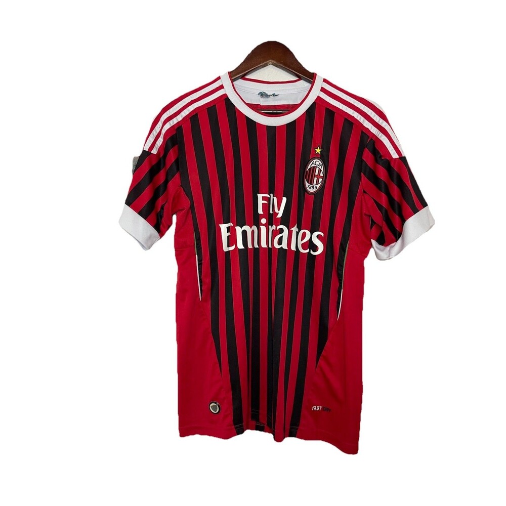 Ac Milan Soccer Jersey Red Vintage Retro Men's Medium?